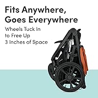 Vista 4 de BOB Gear Wayfinder - Cochecito para trotar con bandeja para aperitivos, doble suspensión independiente, neumáticos llenos de aire y capacidad