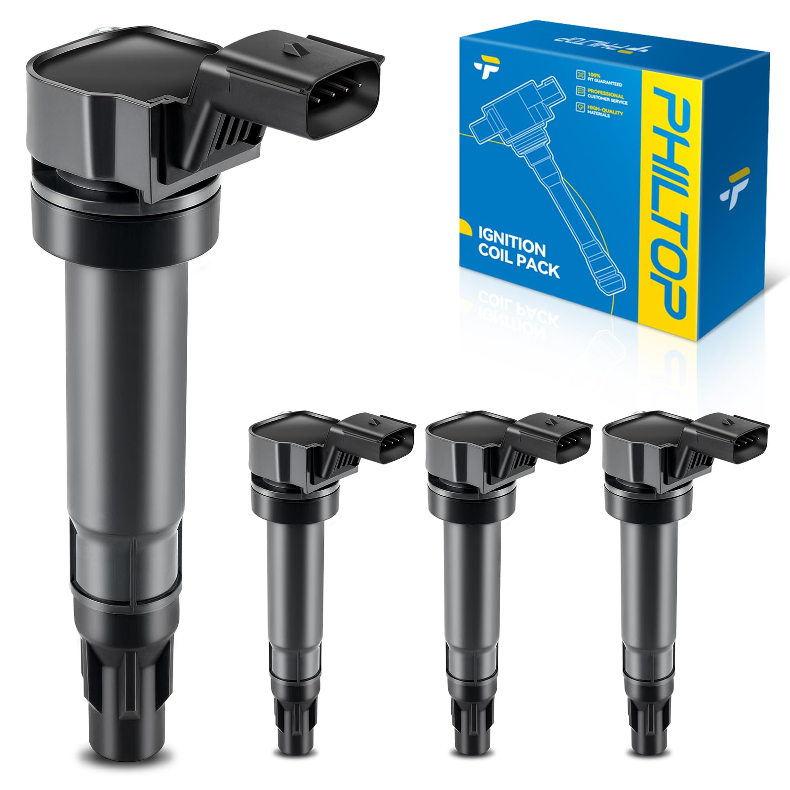 PHILTOP UF725 Ignition Coil Pack Fit for 2013-2015 Chevy Spark