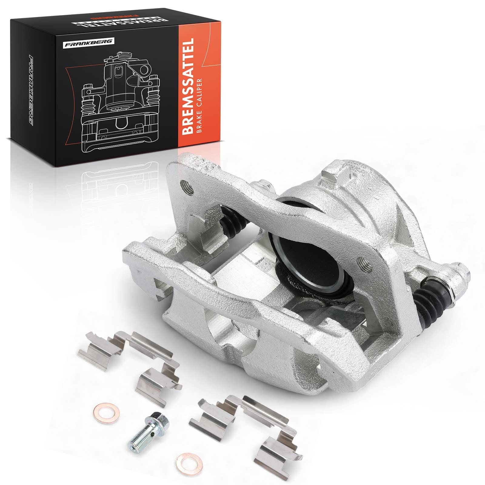Frankberg Pinza de freno con Soporte Delantero derecho 57 mm Compatible con Freelandel Soft Top L314 Freelandel L314 Replace# SEG100260,19-B2829