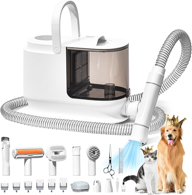 Bunfly Dog Grooming Kit(Brown&White)