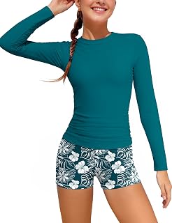 GEMLONGirls Rash Guard Swimsuit 2PCS Lahore, Karachi - Pakistan