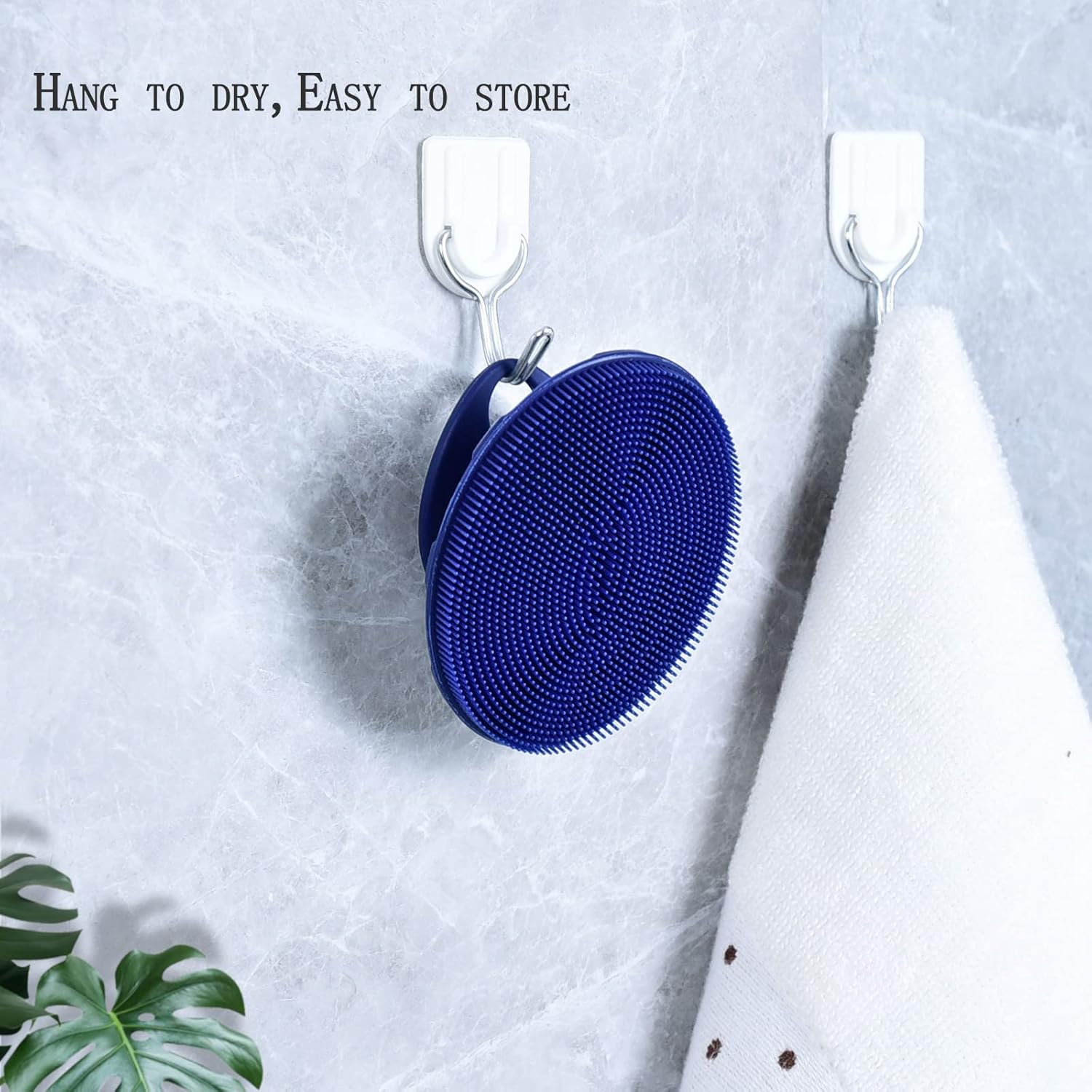 INNERNEED Silicone Face Exfoliating Brush Manual Handheld Facial Cleansing Scrubber Blackhead Remover, Food-Grade Soft Bristle (Dark Blue+Gray) : Beauty & Personal Care