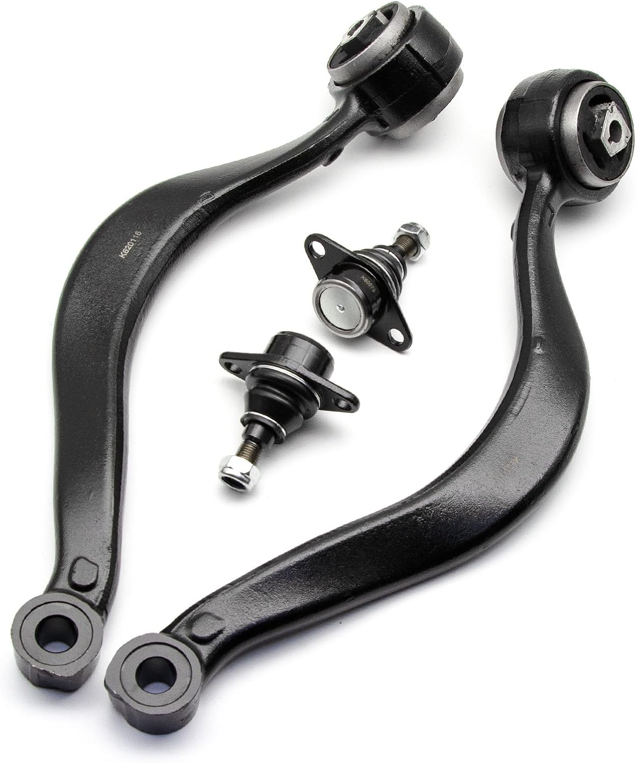 4PCS Suspension Kit Front Lower Forward Control Arm with Lower Forward Ball Joint Compatible with BMW X5 2000-2006 Replace K620115 K620116 K80678
