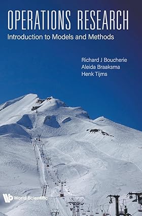 Operations Research: Introduction to Models and Methods