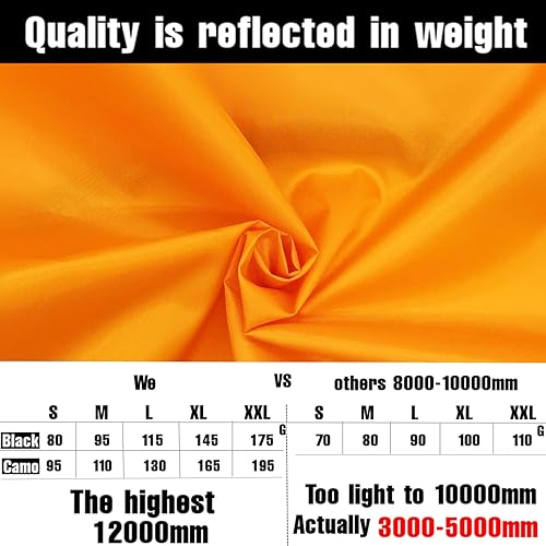 Miniatura 25 de Mochila impermeable para lluvia Joy Walker (de 15-90 L), correa de hebilla cruzada reforzada (antideslizante) y capa reforzada para senderismo