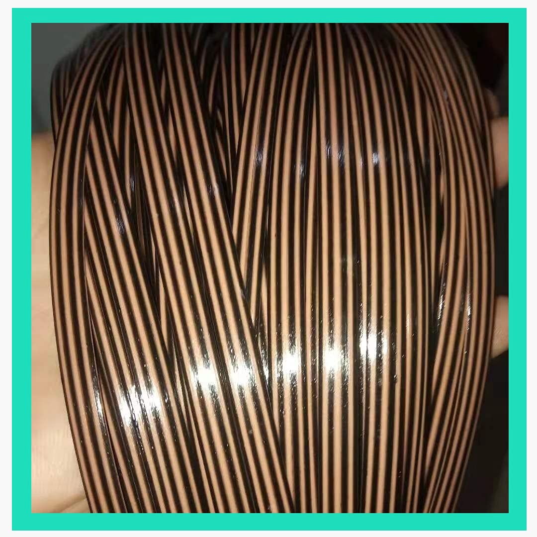 OUdini Plastic Rattan Plastic Pe Wicker Repair Material Synthetic Rattan Weaving Material for Woven Repair/D/8Mm*1.1Mm