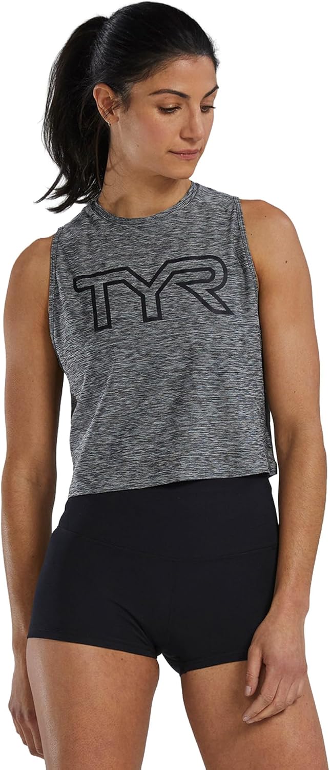 TYR Women's Airtec Performance Workout Cropped Tank Top