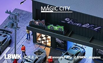 カスタム ジオラマ 1:64 7 ELEVENライトとケース付き Amazon.co.jp: 1/64ディスプレイケース、ホットウィール