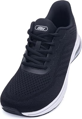 AOV Wide Toe Box Running Shoes Women Arch Support Walking Sneakers