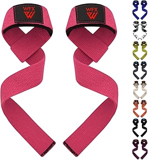 WFX Weight Lifting Straps Neoprene Padded Cross Training Weight Lifting Strap Fitness Strength Training for Men and Women