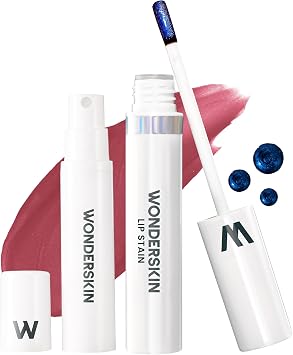 Wonderskin Wonder Blading Lip Stain Peel Off and Reveal Kit - Long Lasting, Waterproof Pink Lip Tint, Transfer Proof Natural Makeup Stain Kit Charming