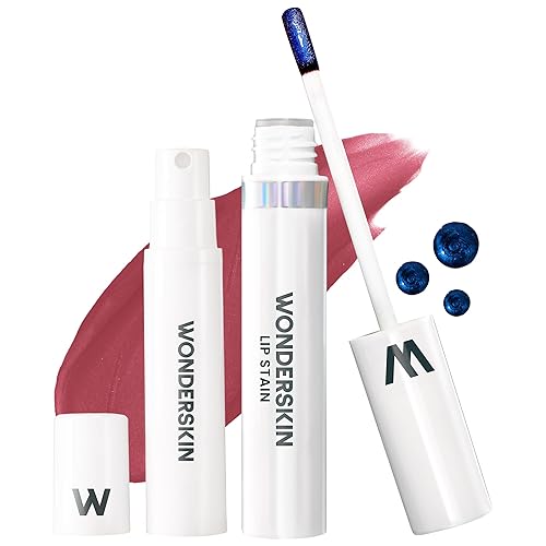 Miniatura 97 de Wonderskin Wonder Blading - Tinte labial rojo de larga duración, tinte labial resistente al agua, tinte labial natural, no mancha (Divine masque)
