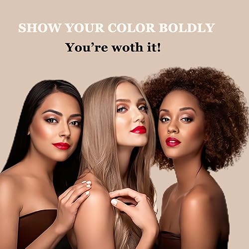 Miniatura 7 de NCEPROHR Champú para cabello morado, tinte para el cabello, tinte para el cabello morado para hombres y mujeres, champú de color morado de larga