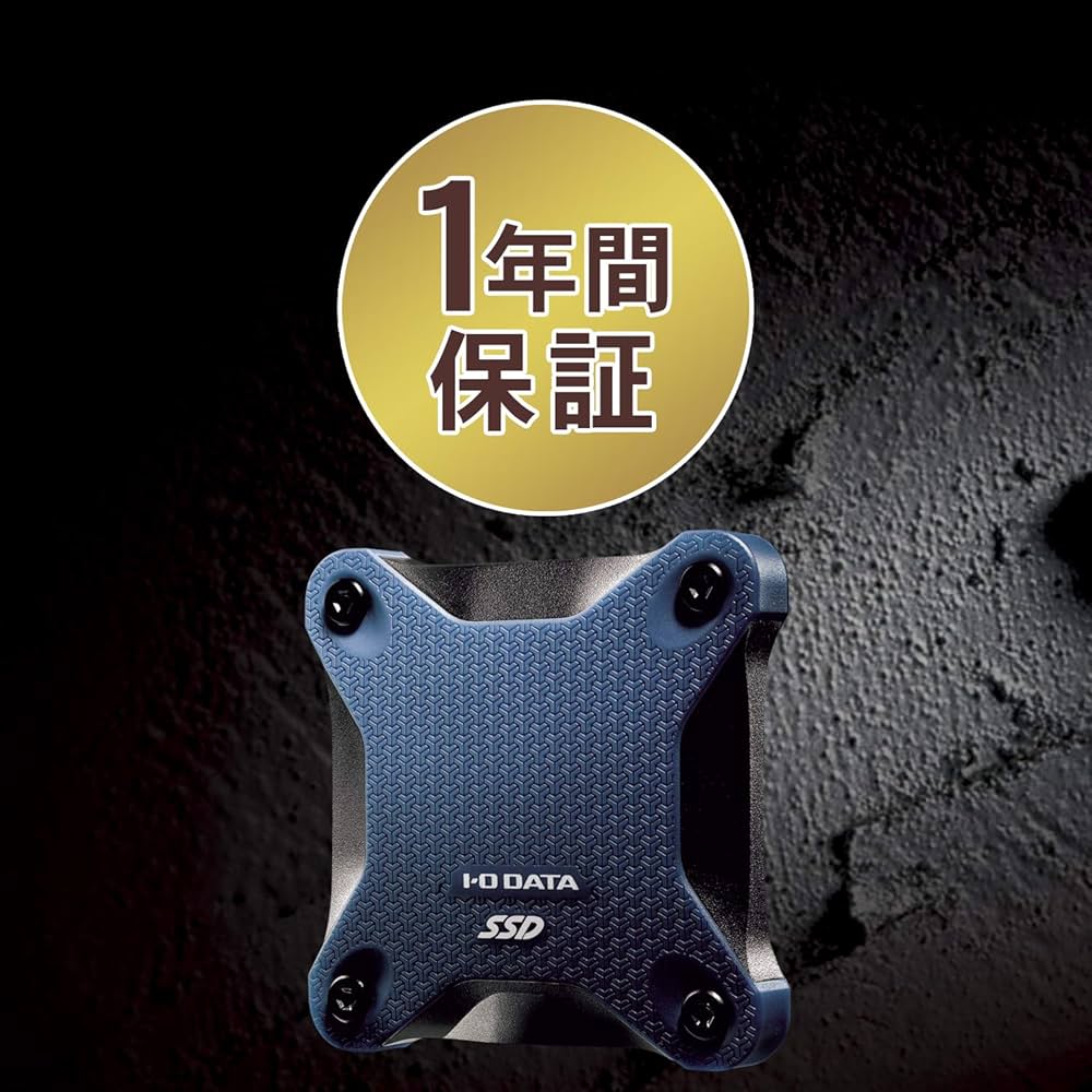 IODATA - 【新品送料込み】PS4 外付けSSD 960GB ※PS5でも使えます Amazon | アイ・オー・データ ポータブルSSD 960GB 静音 耐衝撃