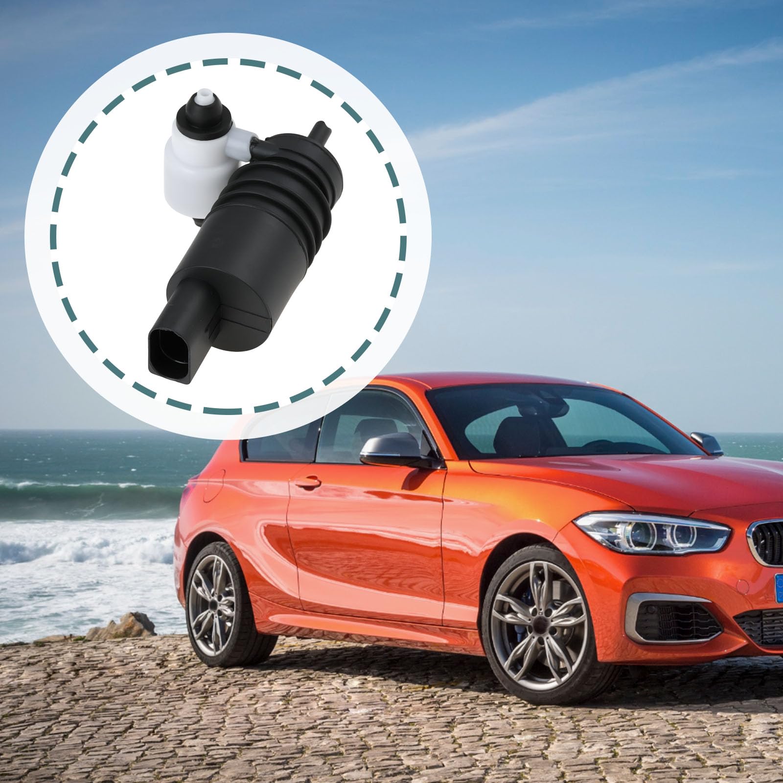 Bomba Lavaparabrisas para Compatible con BMW Serie 1 Diésel Hatchback 2019-2025 (67127388349 61662751743 61667317395)