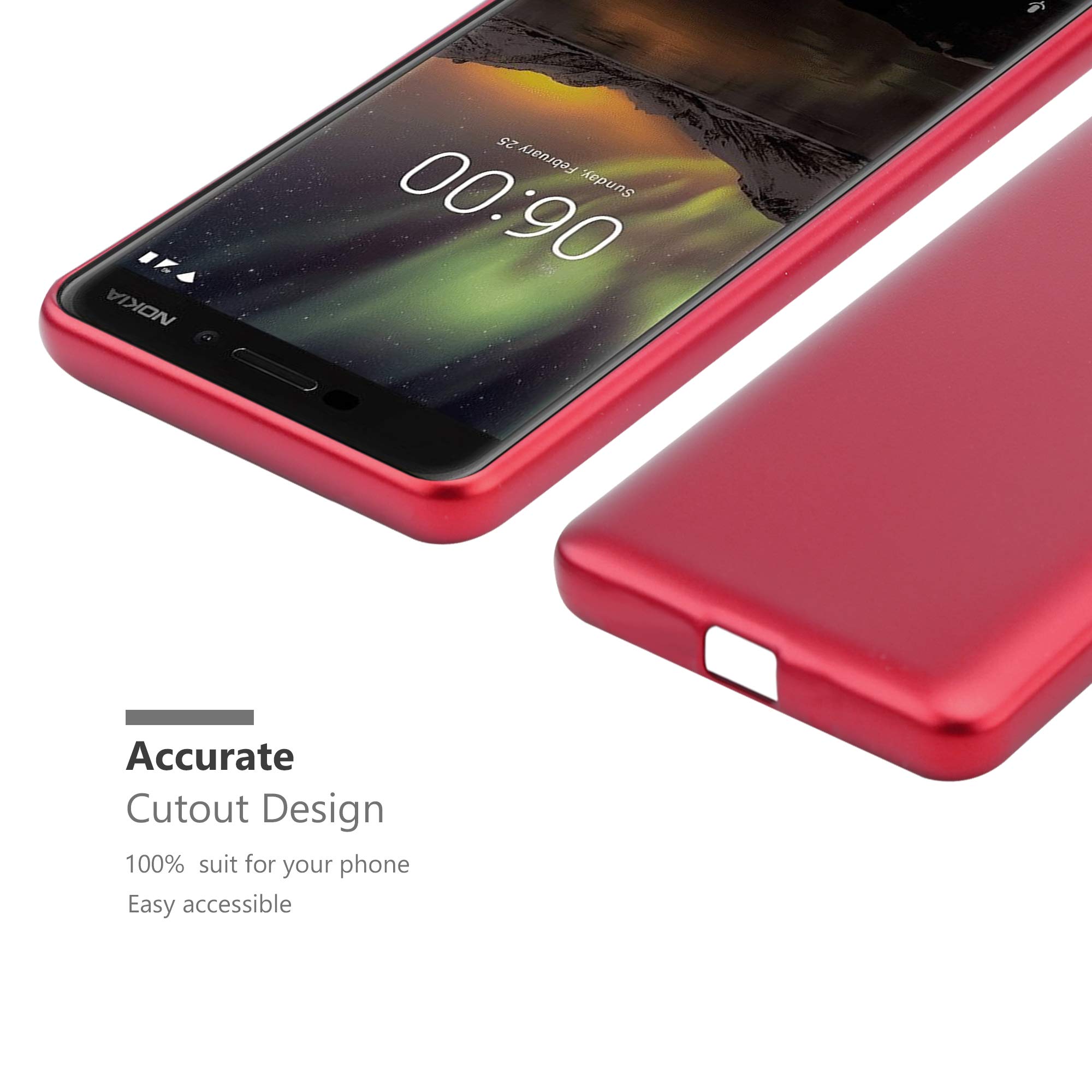 Cadorabo Custodia Trasparente Per Nokia 2.2 – Cover Sottile In Silicone TPU, Morbida E Antiurto, Spessore 1,2mm - 6
