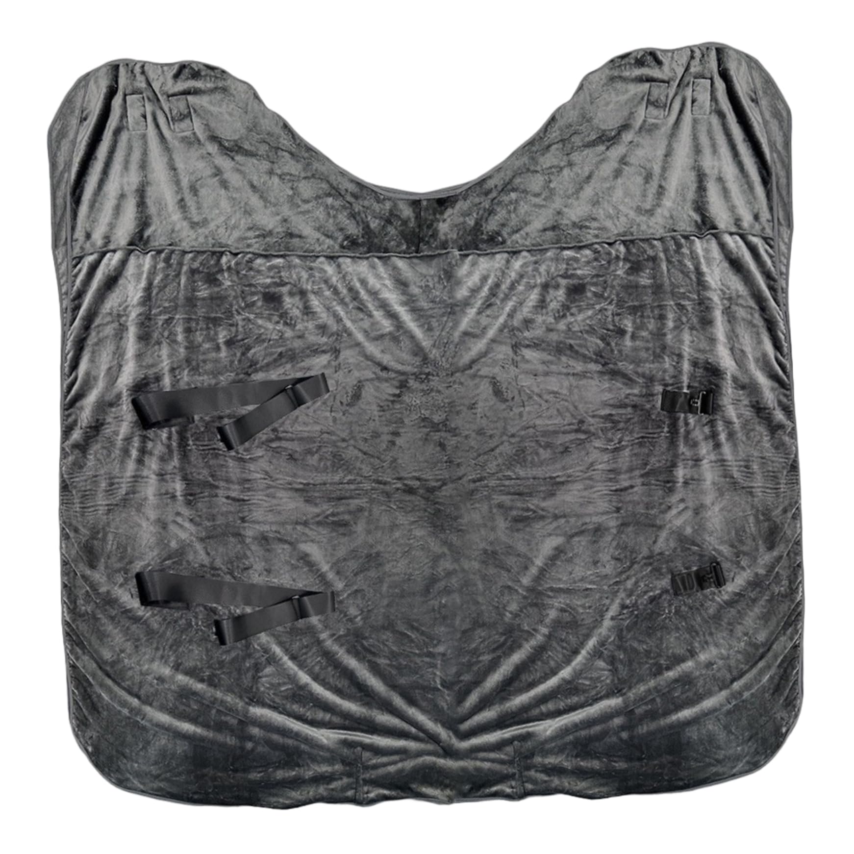 Manta de invierno para caballos manta de franela resistente de 71x71 pulgadas para clima frío mantas de caballos cálid