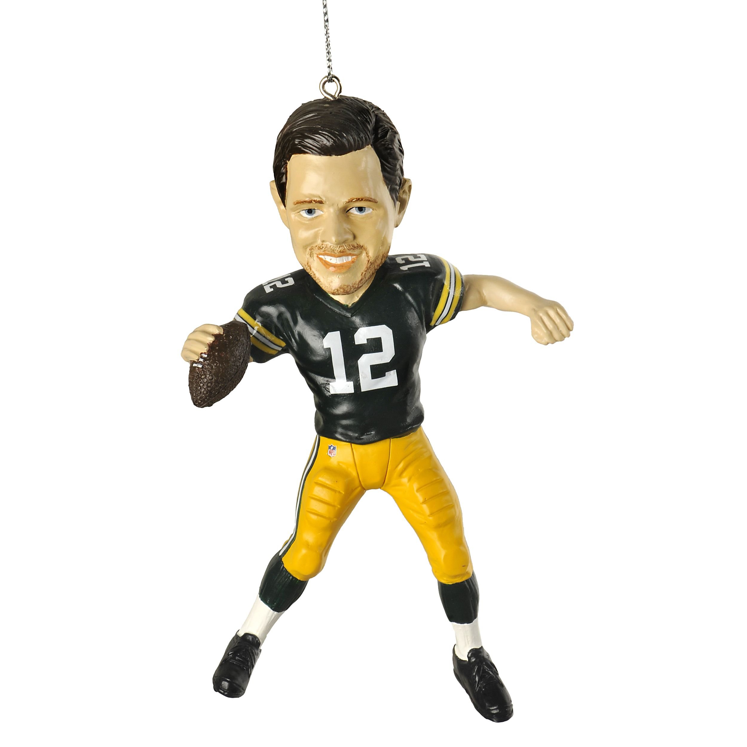 Aaron Rodgers (Green Bay Packers) Forever Collectibles 4" NFL Player Ornament