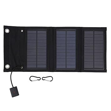 Solar Charger, Solar Energy Panel Light Weight Charging Panel for Carts for Surveillance Cameras for Car Batteries for Laptops'$