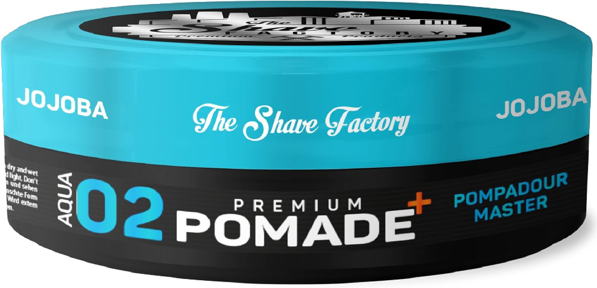 Premium hair styling Pomade 150ml 02 Pompadour Master with Jojoba Extra Hold & Shine