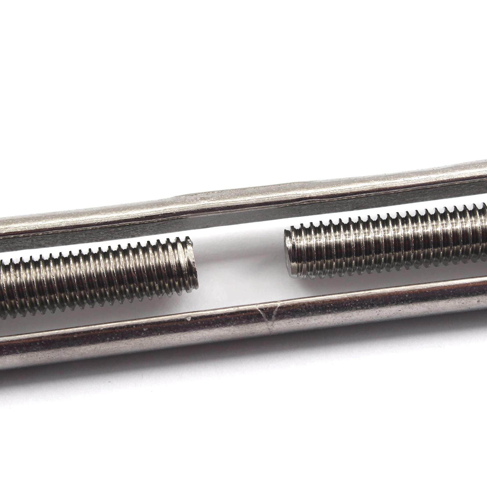 Tenditori In Acciaio Inox M6 - Confezione Da 6 Pezzi, Con Gancio E Occhiello Regolabile - Foto 8