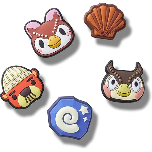 Crocs Jibbitz Video Games Shoe Charm Packs, Animal Crossing Collecto