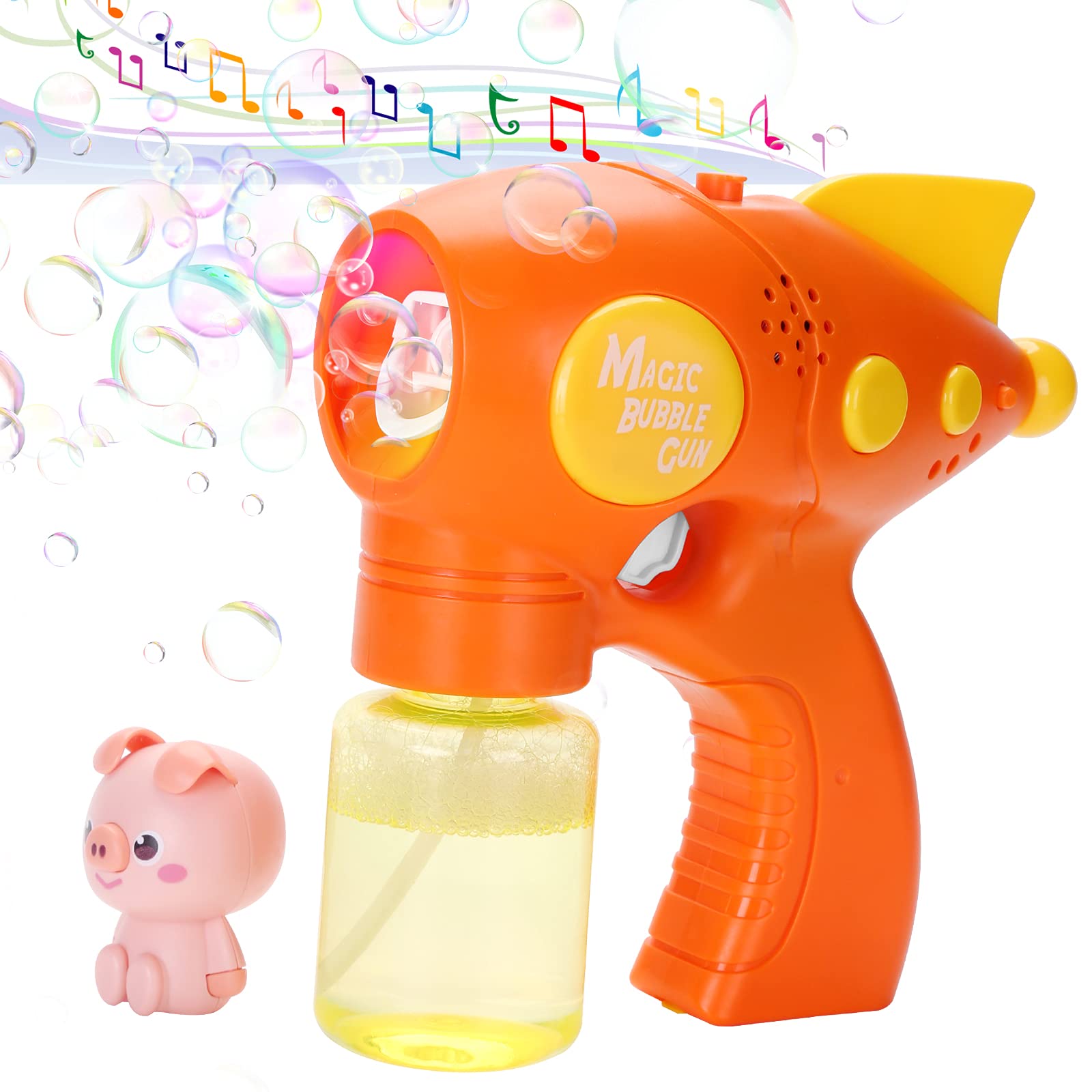 Buy Bubble Gun with Cute Collectable Figure, Bubble Machine Gun with