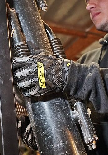 Miniatura 4 de Ironclad Guantes de trabajo de impacto para pantalla táctil negros XL, seguridad para las manos, almohadillas reductoras antivibraciones, gestión