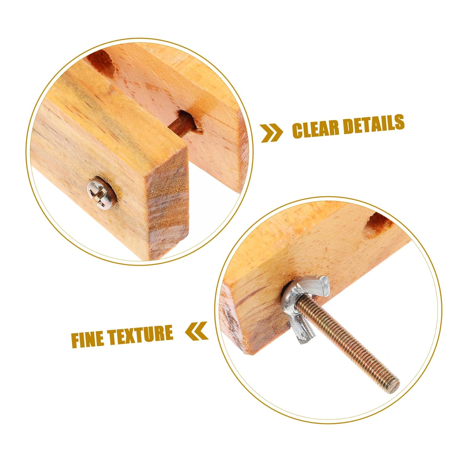 SUPVOX Solid Wood Hole Punch Splint for Laboratory Use Efficient Punching Tool for Stoppers Chemistry Education Settings