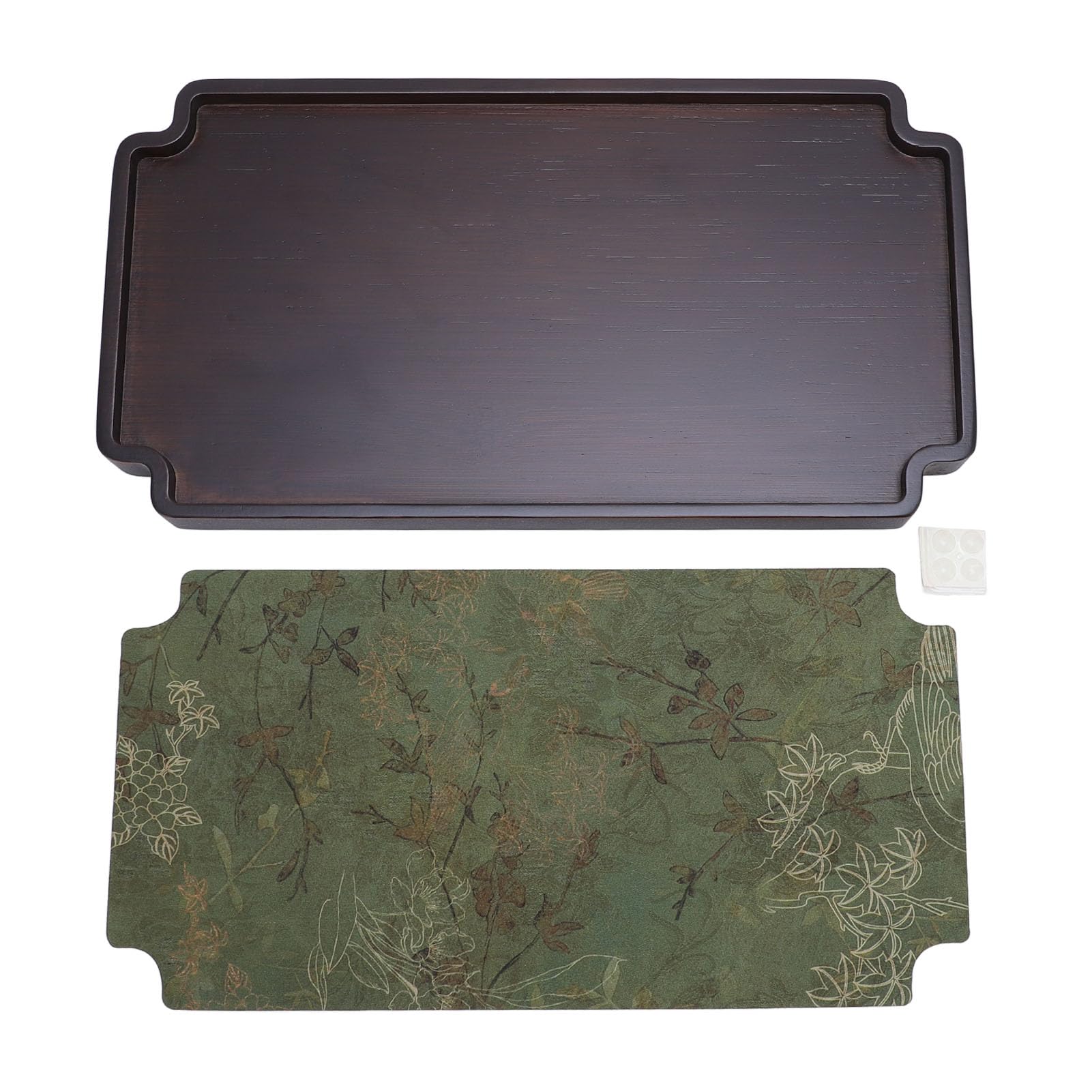 Plateau de service en bois style chinois, cadeau idéal pour les amateurs de thé