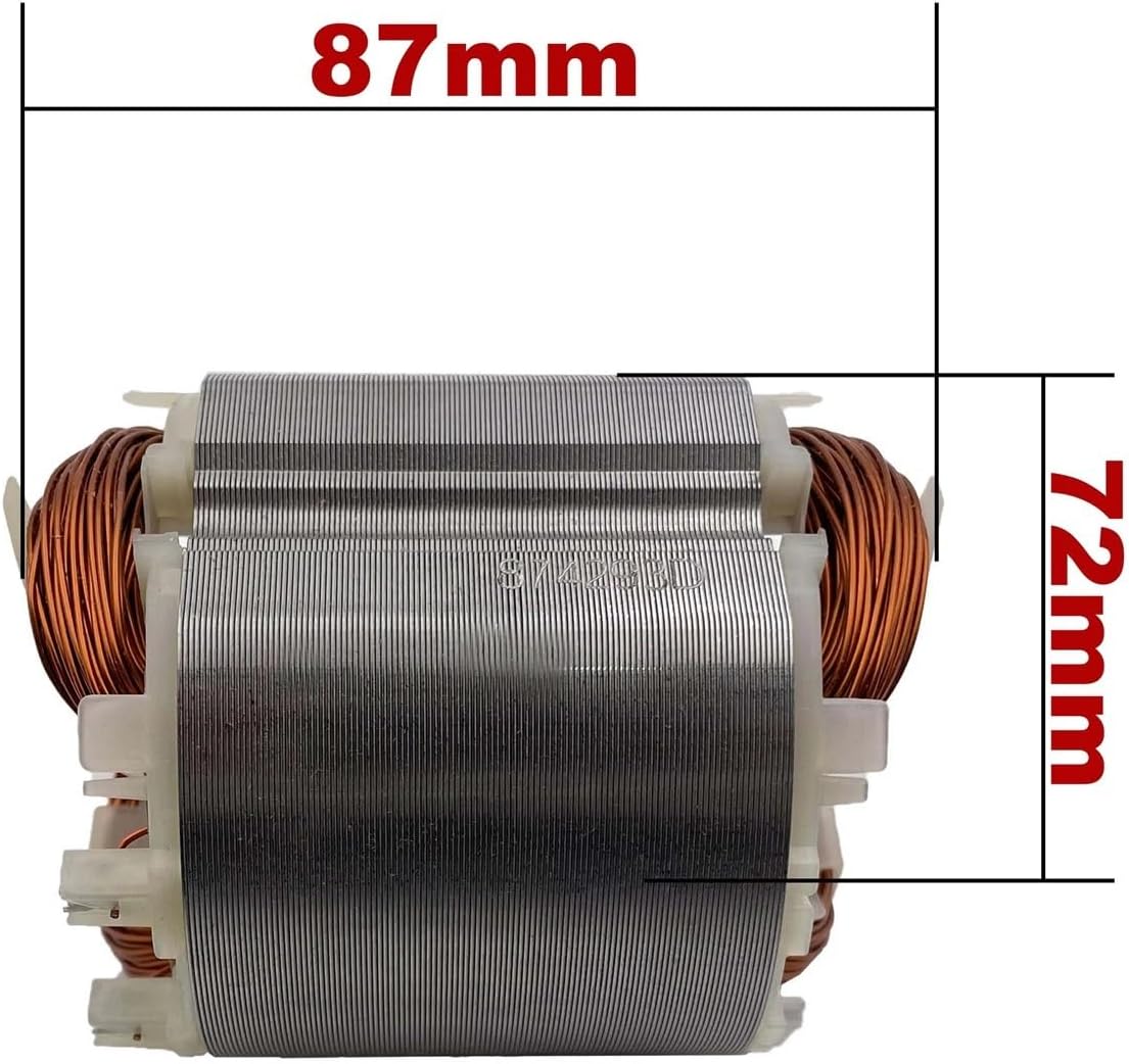 AC220V-240V Armature Rotor Anchor Replacement for Sander Polisher 9227 9227CB 9237CB 9227C(Stator Original)