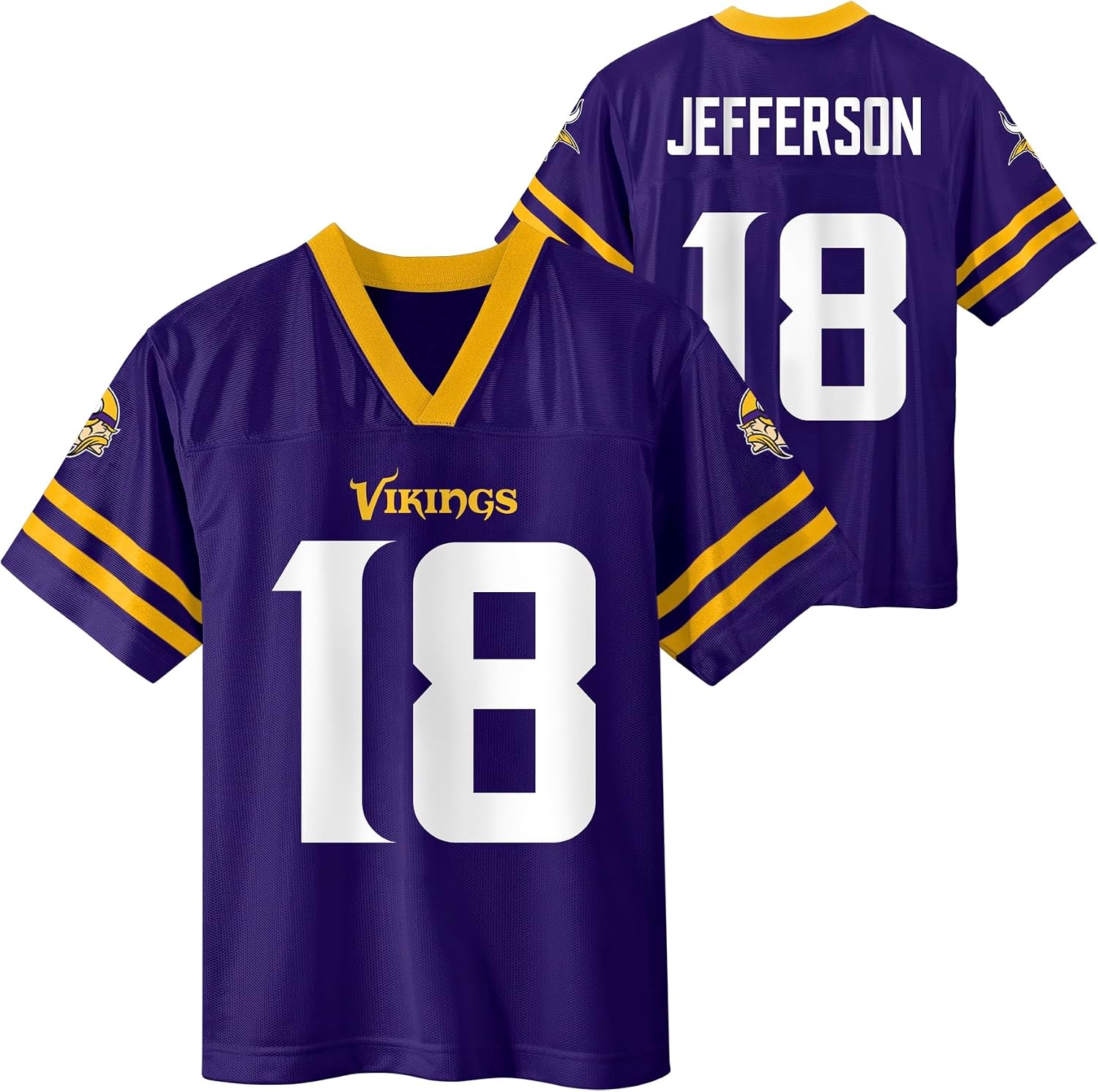Justin Jefferson Minnesota Vikings #18 NFL Infant Toddler 12M-4T Purple Jersey