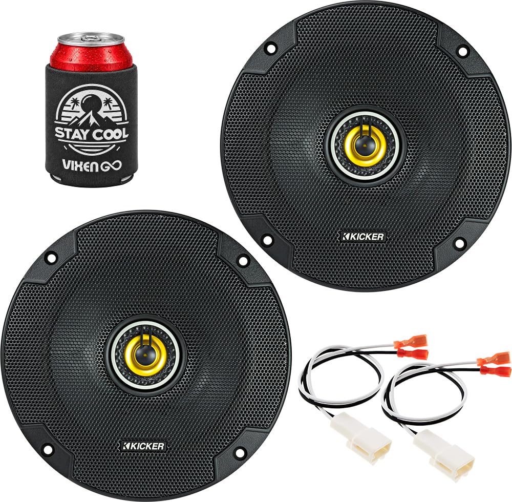Amazon.com: KICKER Front/Rear Door 6.5 Speakers Kit for Mitsubishi