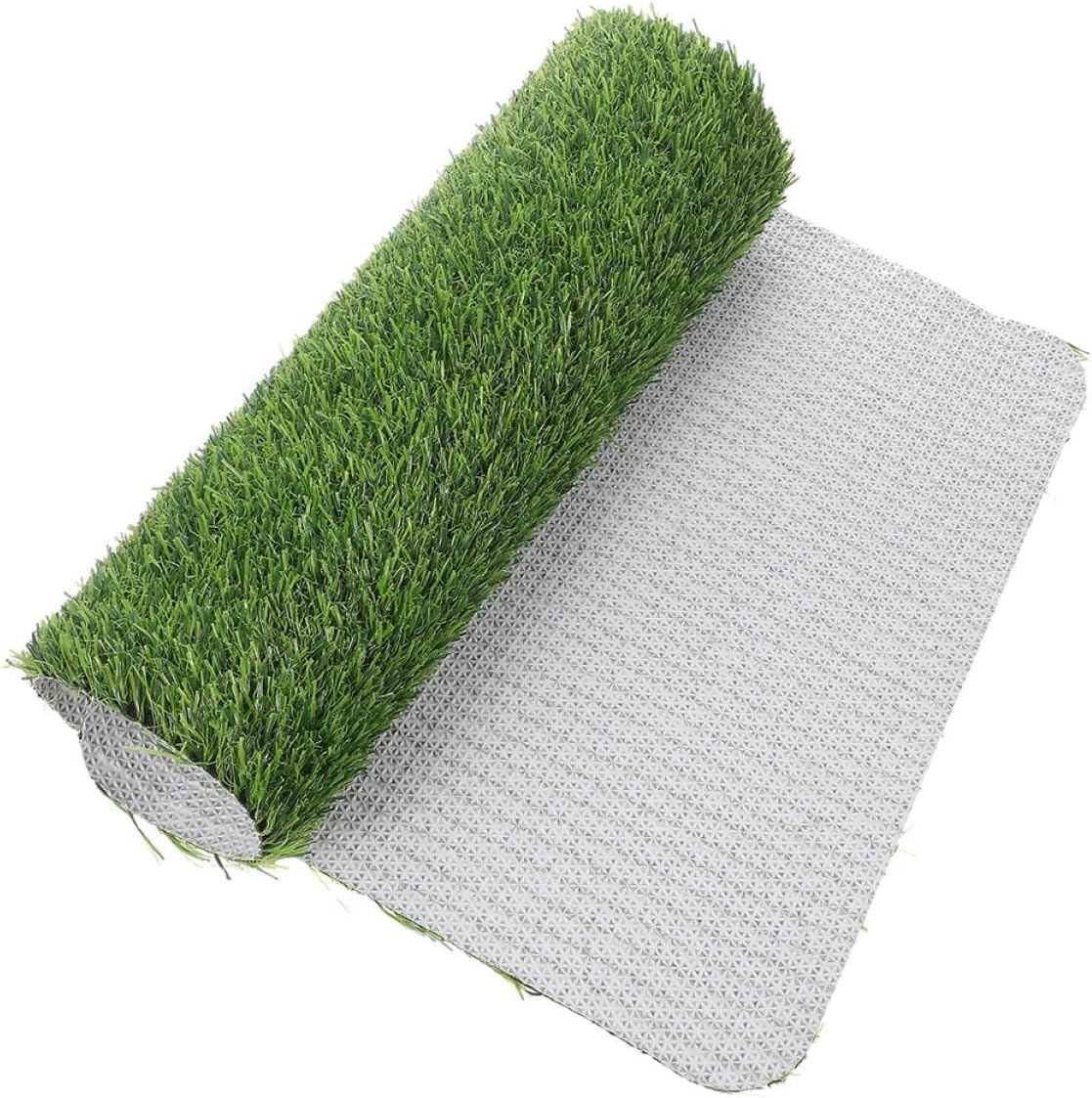 NUOBESTY Artificial Turf Door Mat 60x90cm, Fake Grass Turf Rug for Outdoor Front Door, Synthetic Grass Floor Mat with Drainage Suitable for Patio and Entryway