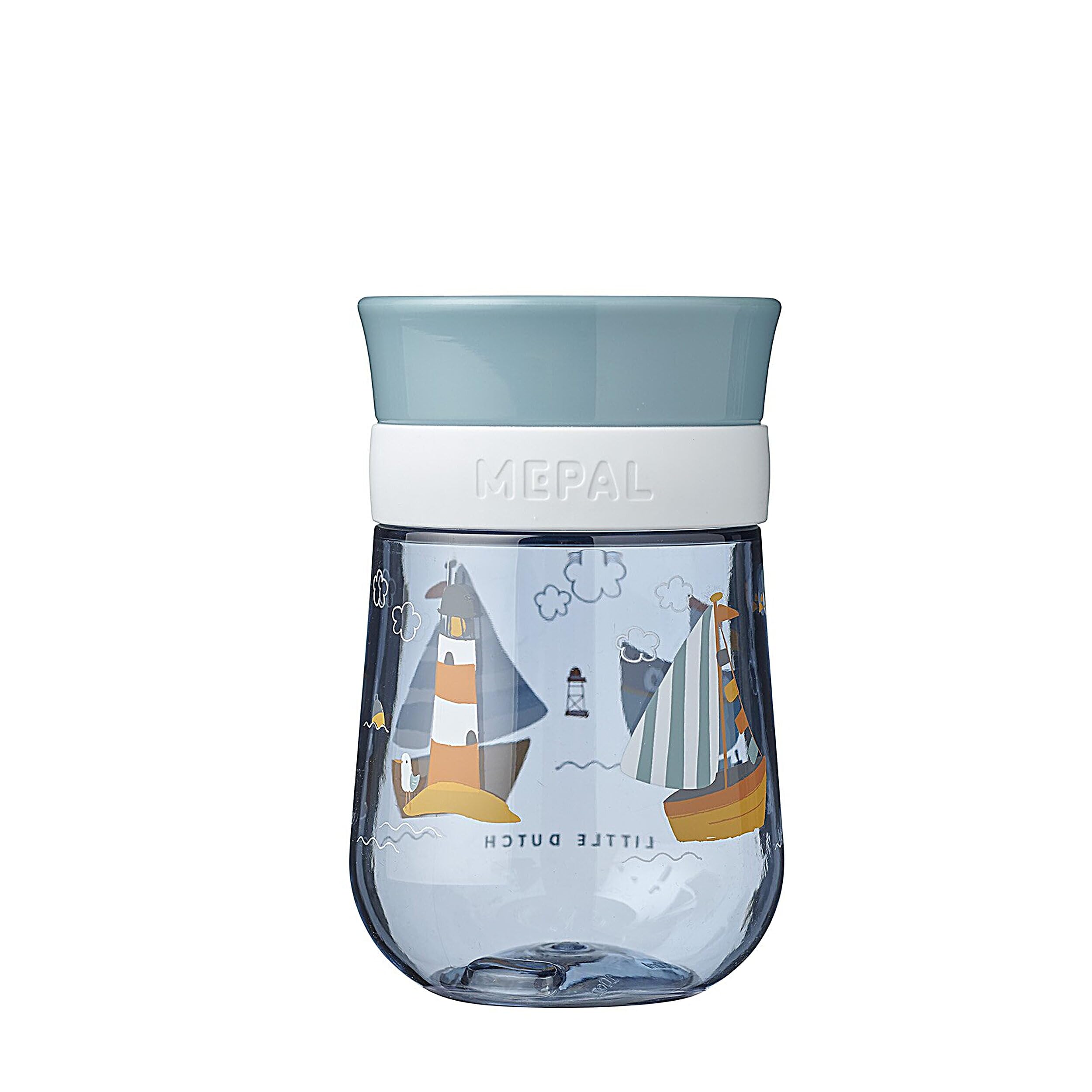 Mepal360° Learning Cup - Sailors Bay - Child's Cup from 9 Months - Leak-Proof - Dishwasher-Safe