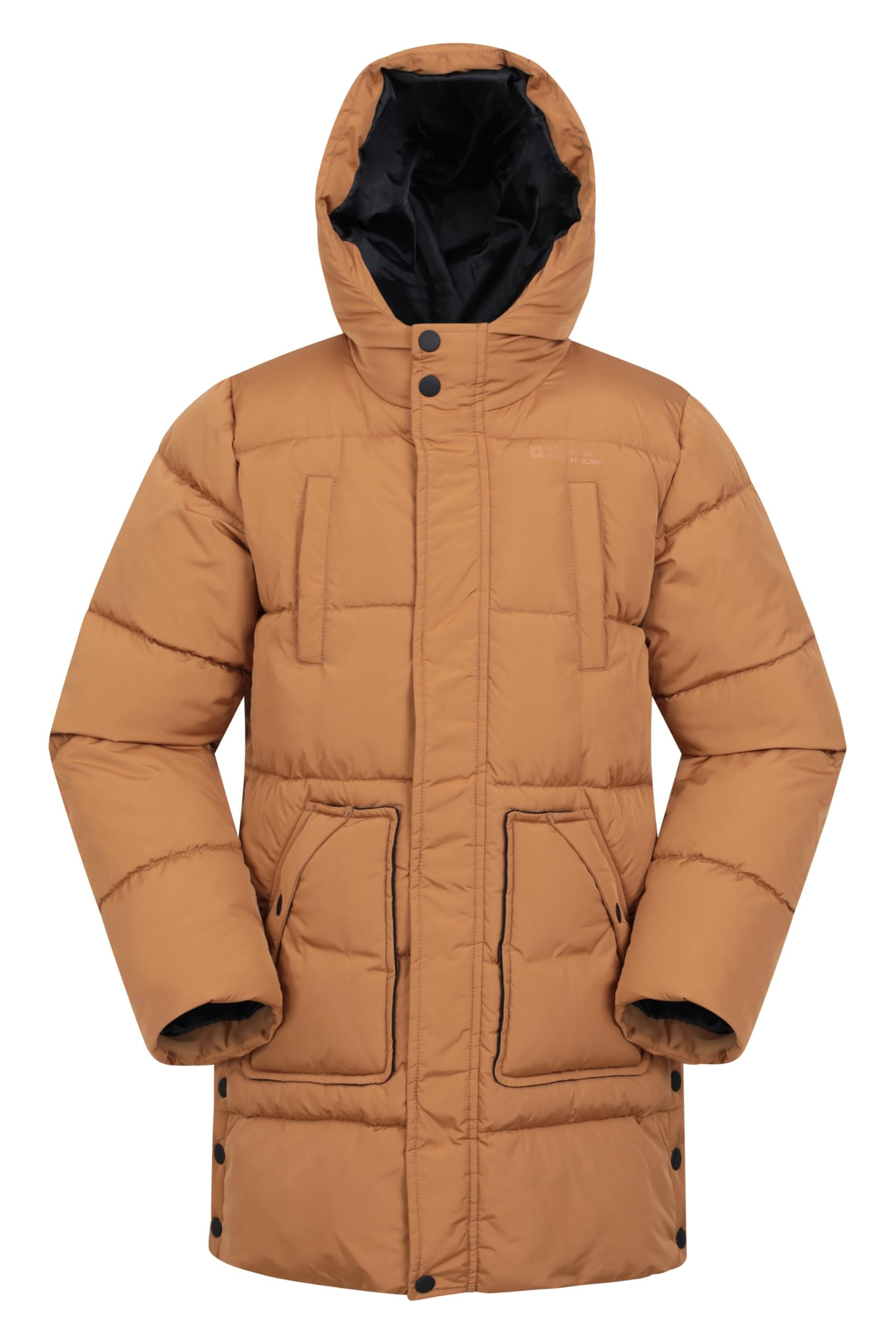 Theo Kids Water Resistant Long Padded Jacket - Yellow
