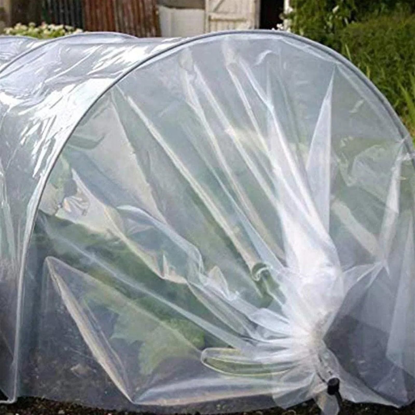 3 * 4/6/10m Przezroczysta Szklarnia Warzywna Uprawa Rolnicza Plastikowa Folia Pokrywająca Wodoodporna Ochrona Roślin (Size : 3x6m)