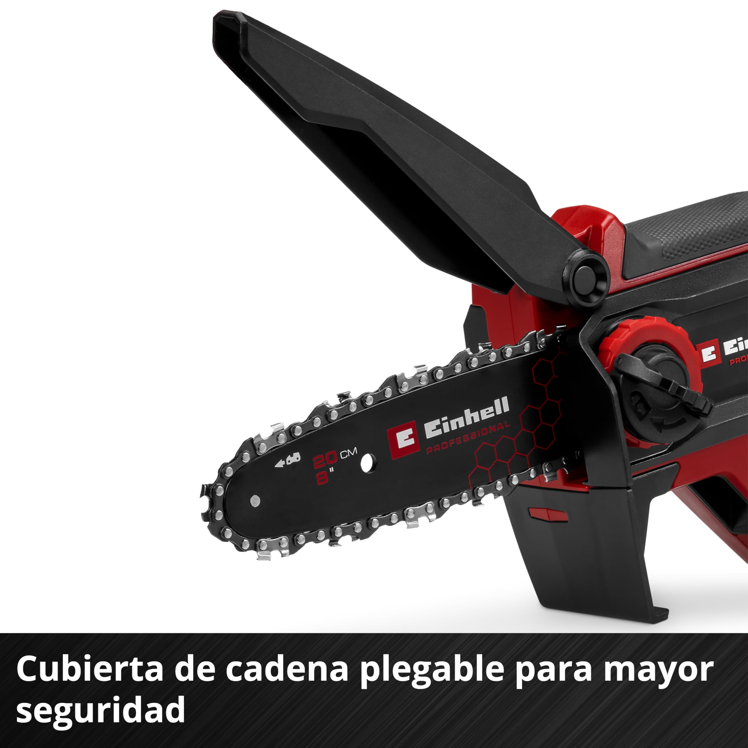 Einhell Professional motosierra de ramas con batería GP-PS 18/20 Li BL-Solo Power X-Change (18V, longitud de corte 15cm, brushless, velocidad de cadena 8m/s, lubricación de cadena autom., sin batería)