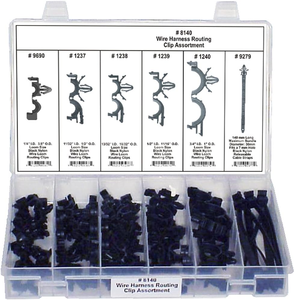 8140 Universal Wire Routing Clip Assortment