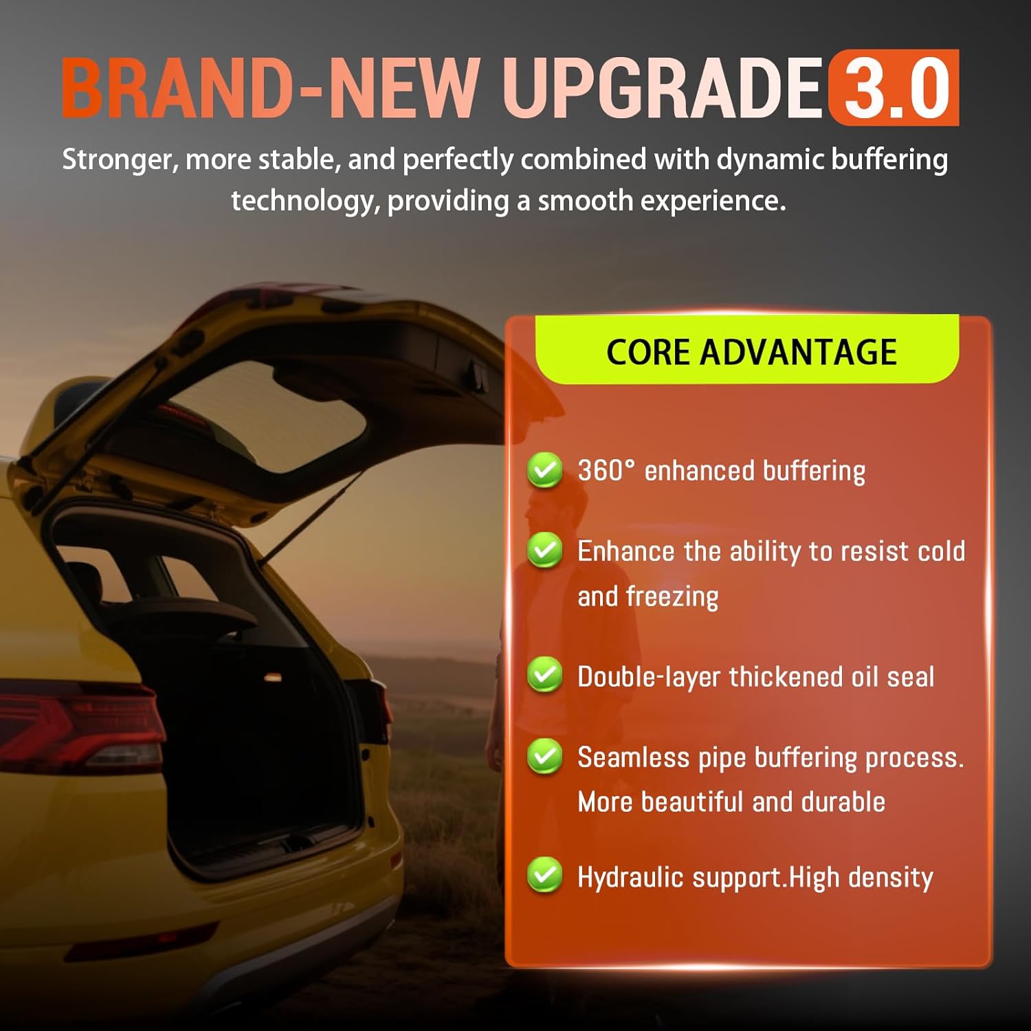 2Pcs Front Hatch Struts, Hood Lift Support Struts, Gas Struts, Fit for BMW 325i 325xi 328i 328xi 330i 335d 335i 335is 335xi