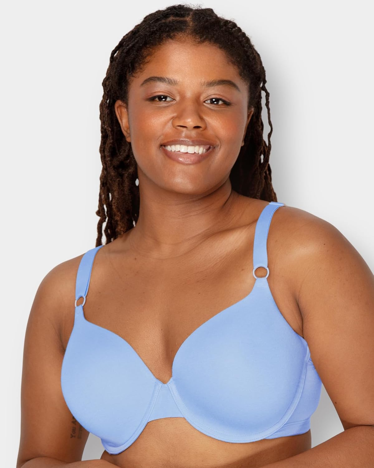 Fruit of The Loom Womens Smooth Cotton T-Shirt Bra - Ultra-Soft, Flexible, and Invisible Under Tees - Image 3