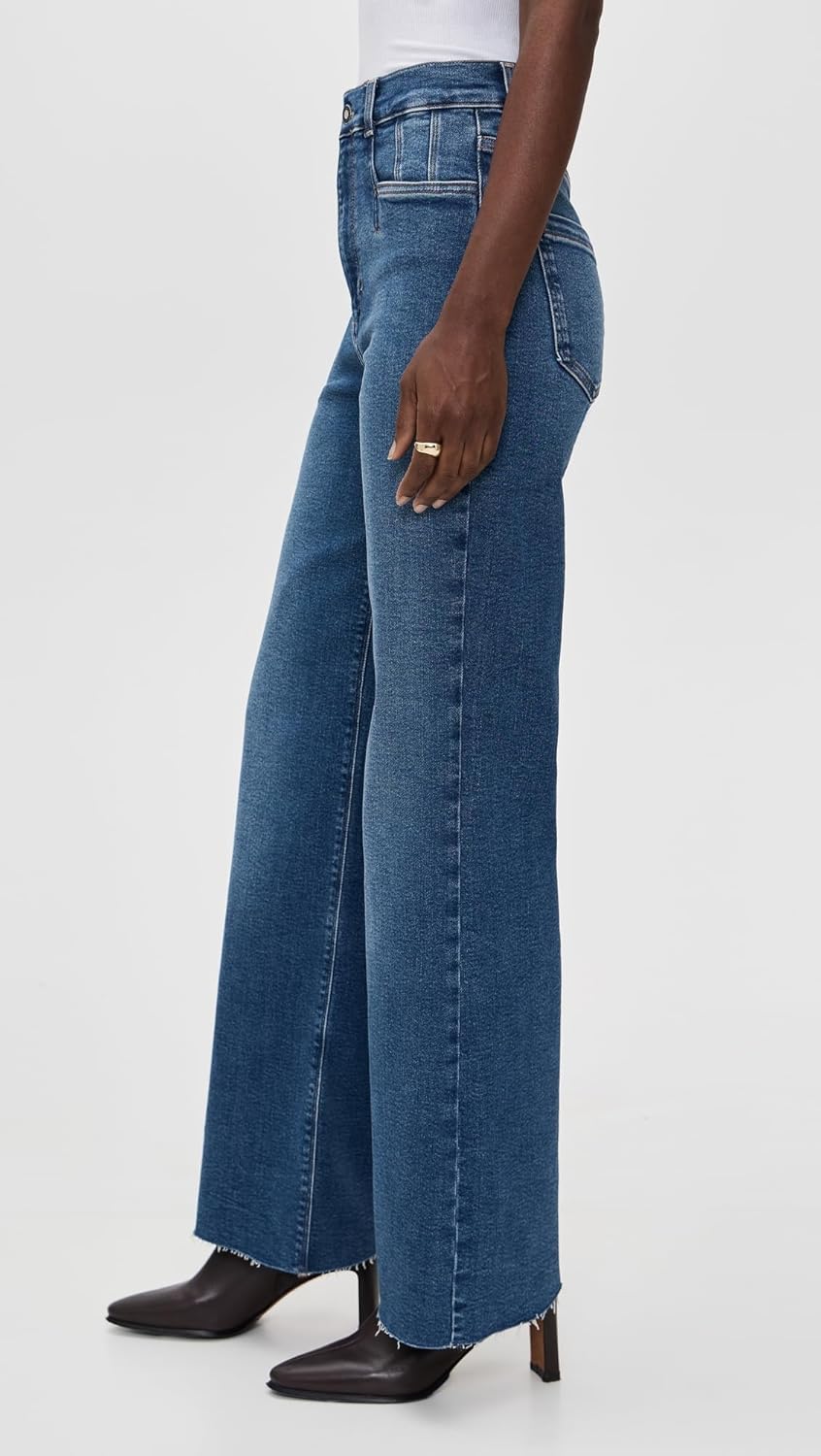 Favorite Daughter Women's The Jordie Super Hi Rise Wide Leg Jeans - Image 4