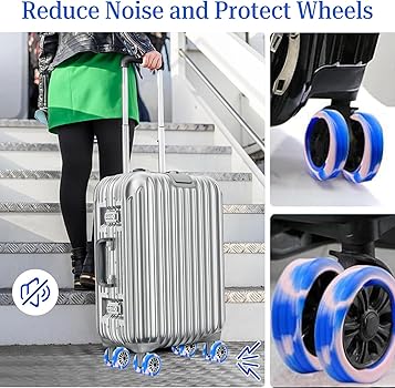 Copri Ruote Bagaglio Copriruote Silicone Per Valigie Antiusura