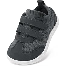 STQ KIDS Toddler Wide Toe Box Barefoot Shoes Boys Girls Sneakers Breathable