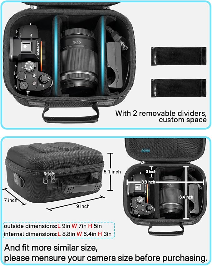 Funda dura compatible con Sony Alpha 7 II III IV/7R V y más miniatura 4