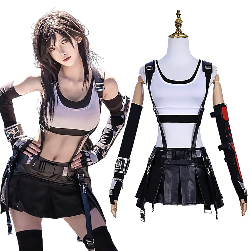 ティファ　コスプレ Amazon.co.jp: NSPSTT ティファ コスプレ 格闘服 FF7 コスプレ