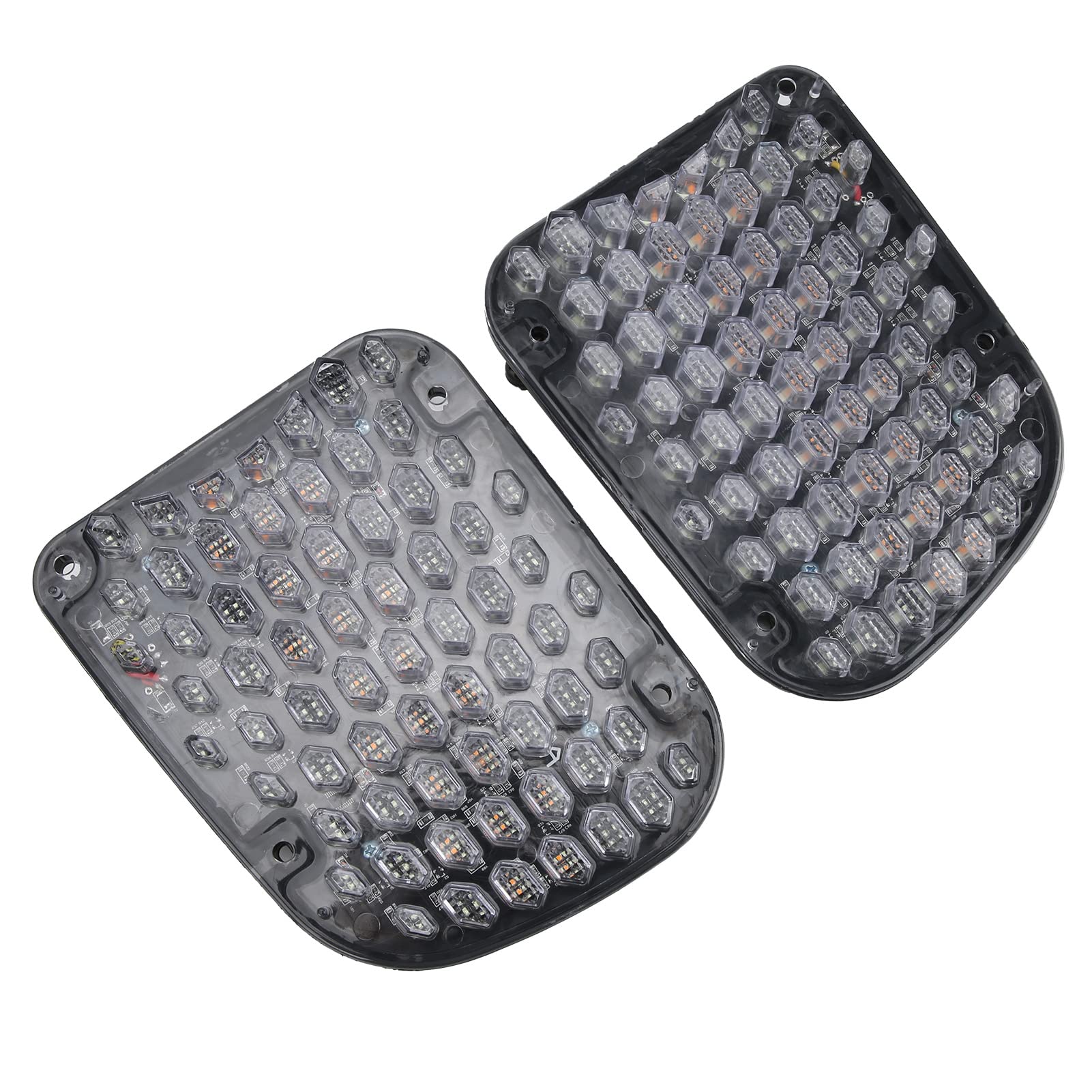 Chrees Marcador de Posición de Luz de Circulación Diurna Señal de LED Luz Indicadora LED Conjunto DRL Azul DRL Señal Amarilla Impermeable ABS 12V para Smart 2015 2018