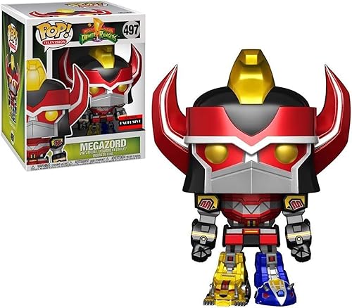 Funko Power Rangers - Figura de vinilo metálico Megazord de 6 pulgadas (exclusivo de anime AAA)