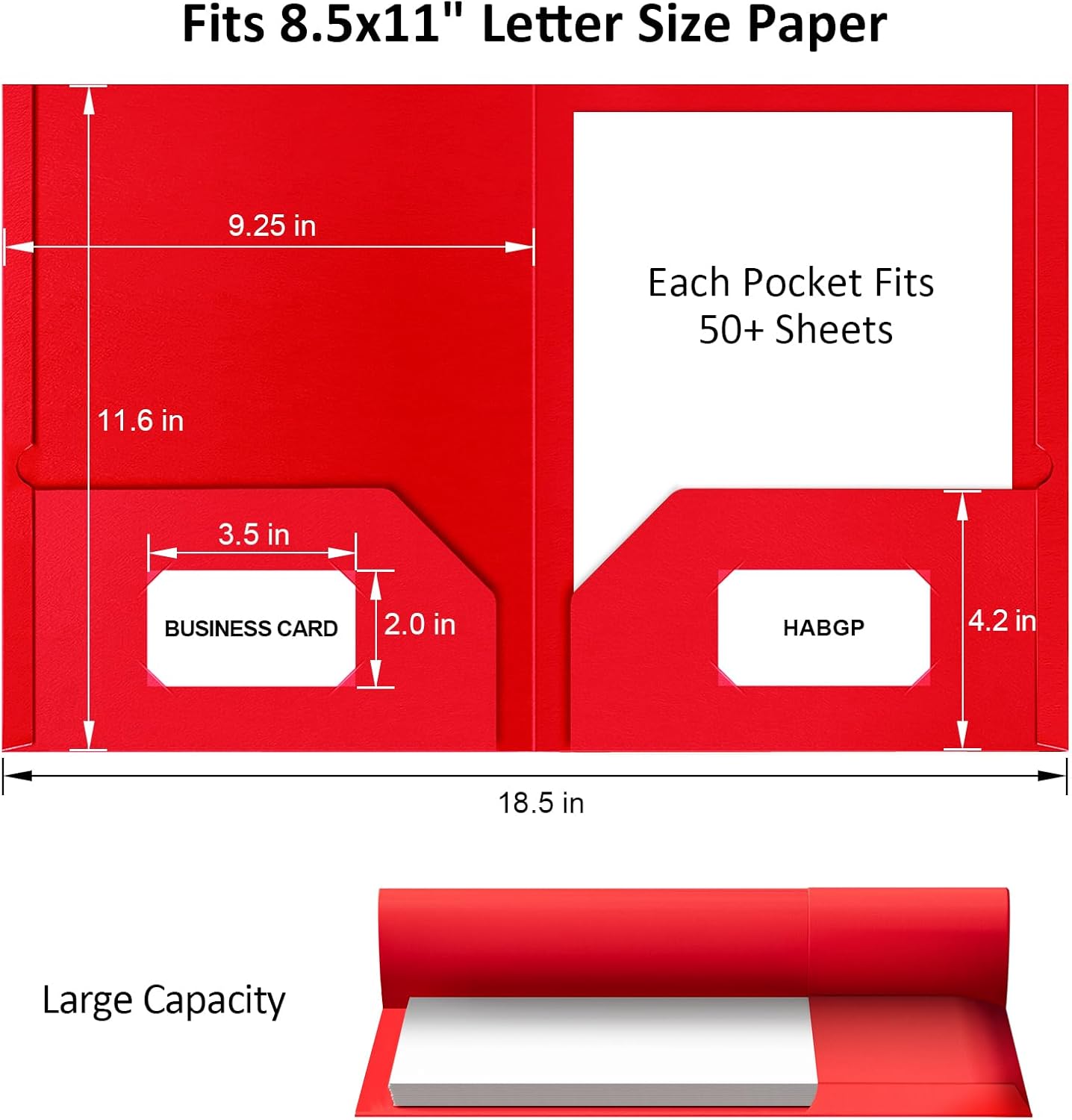 6 Paper Folders with Pockets, Multi Colors Pocket Folders, 6 File Folders image 5