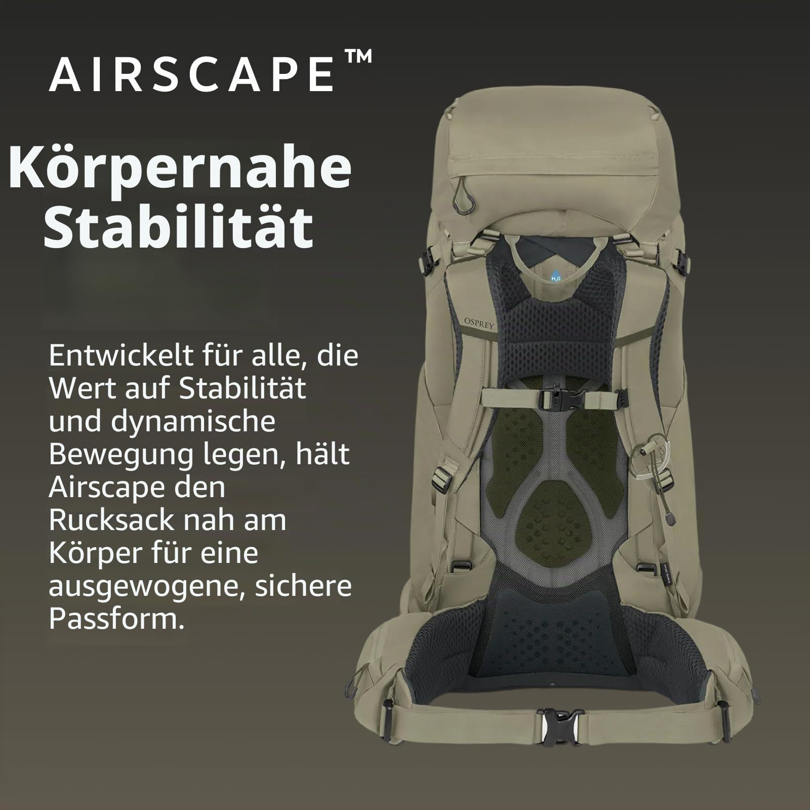 Osprey Herren Kestrel 58 Hiking Pack (1er Pack)